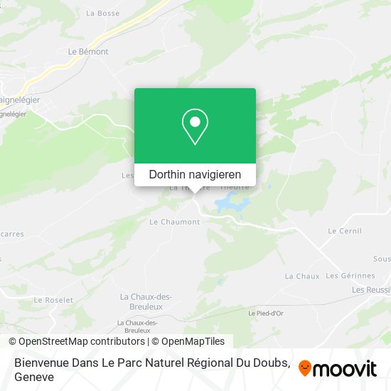 Bienvenue Dans Le Parc Naturel Régional Du Doubs Karte