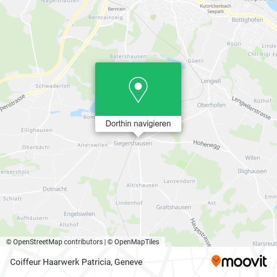 Coiffeur Haarwerk Patricia Karte