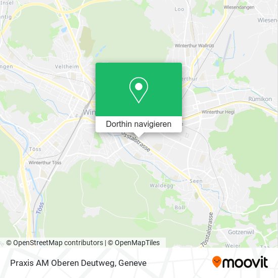 Praxis AM Oberen Deutweg Karte