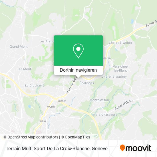 Terrain Multi Sport De La Croix-Blanche Karte