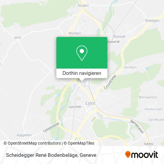 Scheidegger René Bodenbeläge Karte
