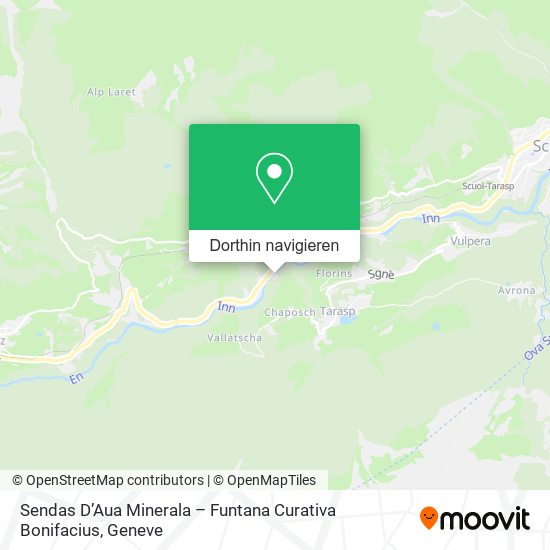 Sendas DʼAua Minerala – Funtana Curativa Bonifacius Karte