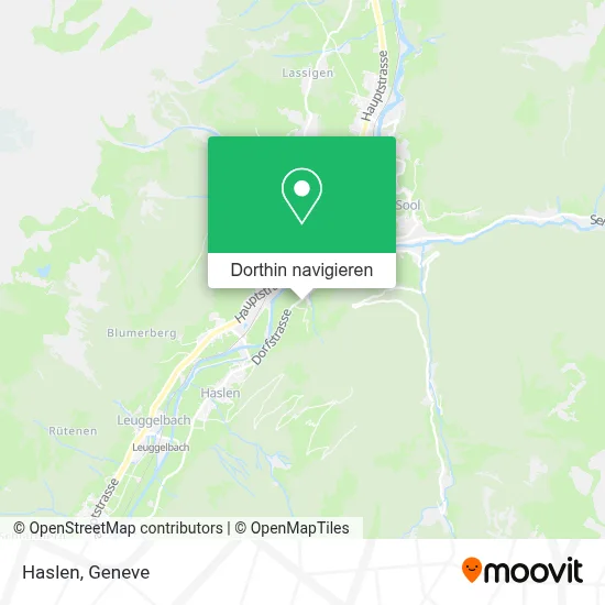 Haslen Karte