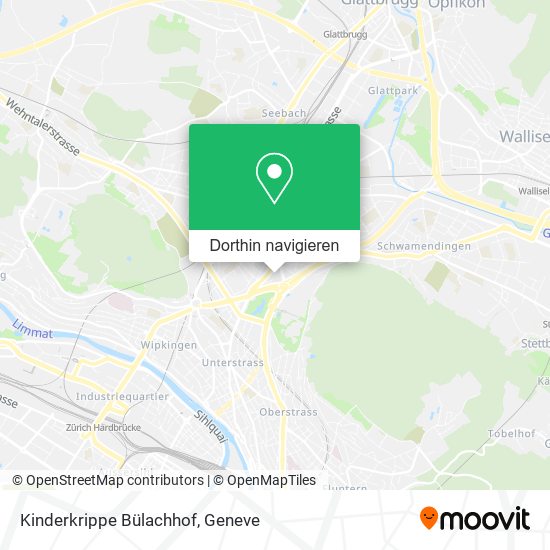 Kinderkrippe Bülachhof Karte