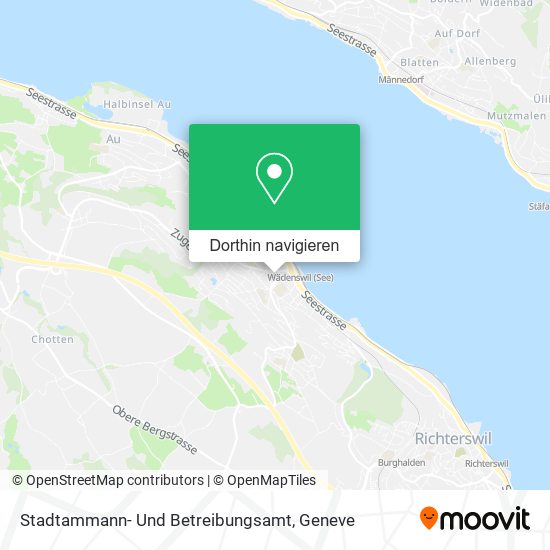 Stadtammann- Und Betreibungsamt Karte