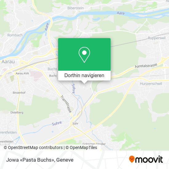 Jowa «Pasta Buchs» Karte