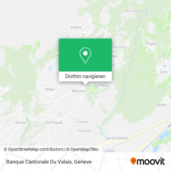 Banque Cantonale Du Valais Karte
