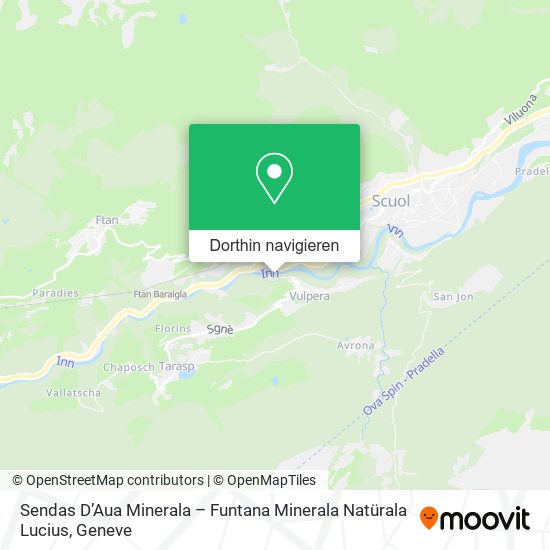 Sendas DʼAua Minerala – Funtana Minerala Natürala Lucius Karte