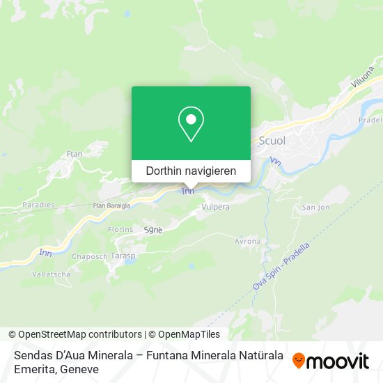 Sendas DʼAua Minerala – Funtana Minerala Natürala Emerita Karte