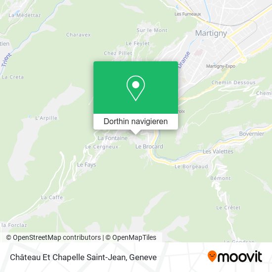 Château Et Chapelle Saint-Jean Karte