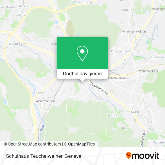 Schulhaus Teuchelweiher Karte