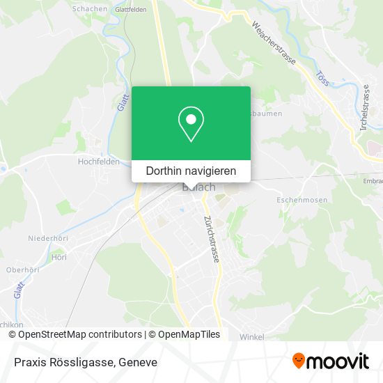 Praxis Rössligasse Karte