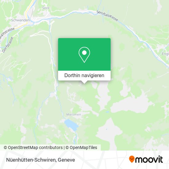 Nüenhütten-Schwiren Karte
