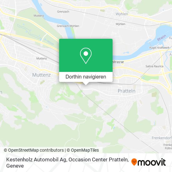 Kestenholz Automobil Ag, Occasion Center Pratteln Karte