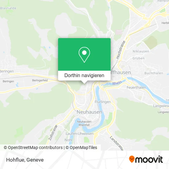 Hohflue Karte