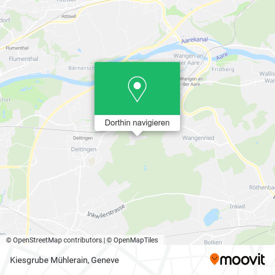 Kiesgrube Mühlerain Karte