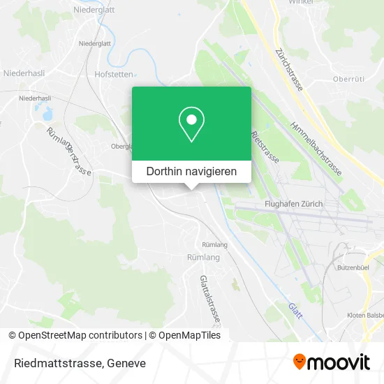 Riedmattstrasse Karte