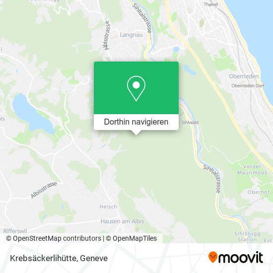 Krebsäckerlihütte Karte