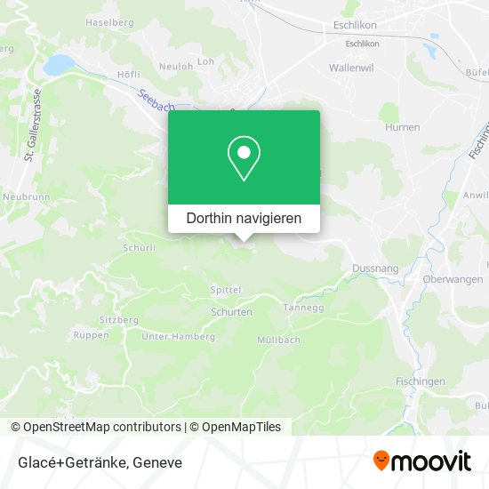 Glacé+Getränke Karte