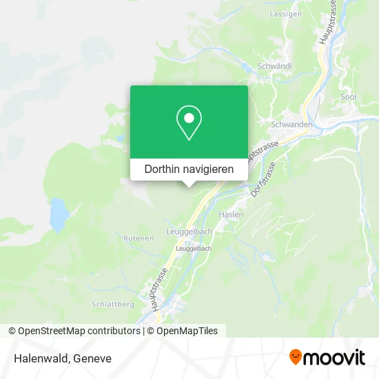 Halenwald Karte