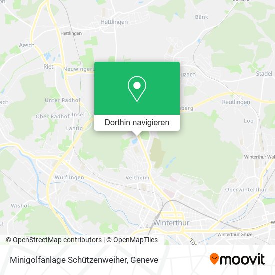 Minigolfanlage Schützenweiher Karte