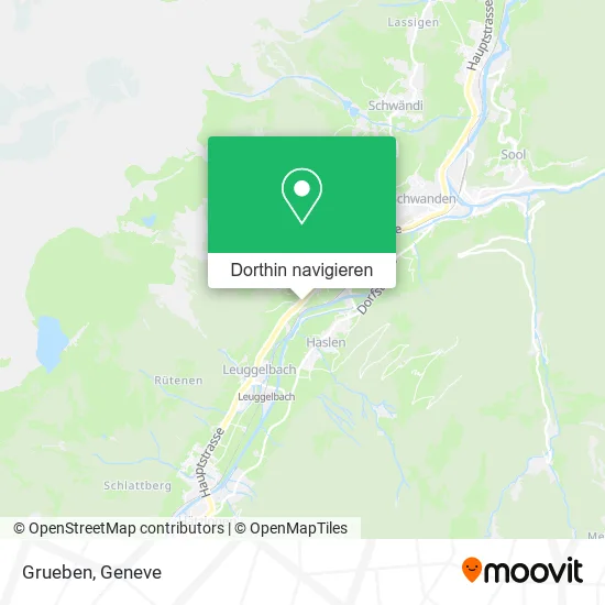 Grueben Karte