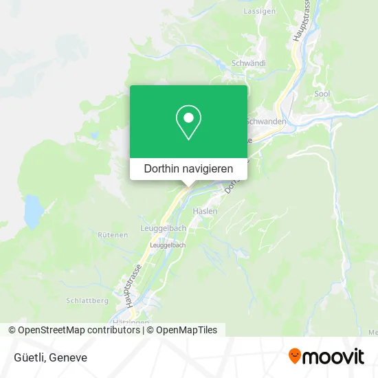 Güetli Karte
