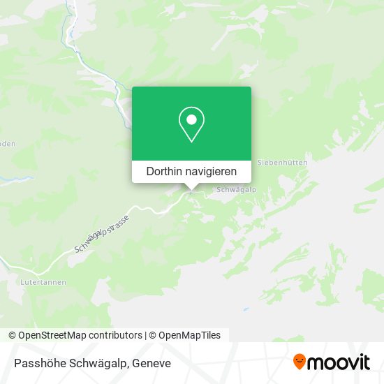 Passhöhe Schwägalp Karte