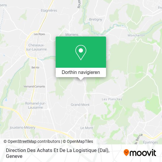 Direction Des Achats Et De La Logistique (Dal) Karte