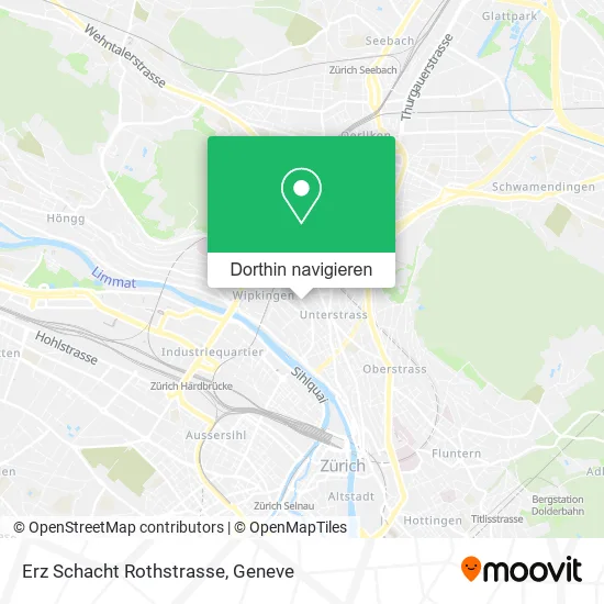 Erz Schacht Rothstrasse Karte