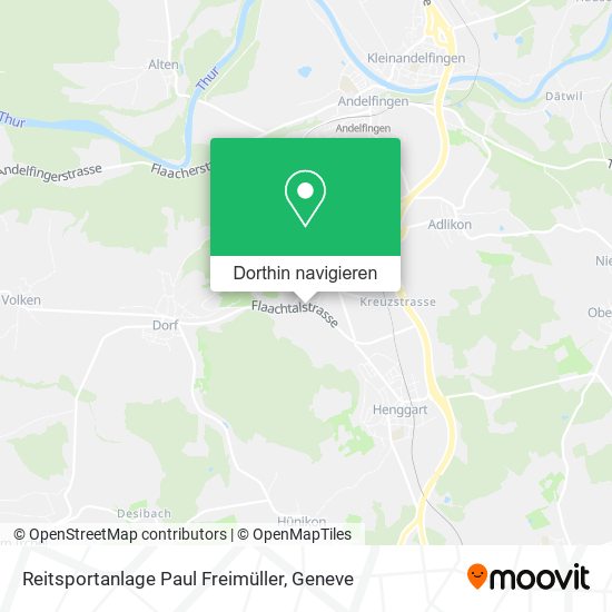 Reitsportanlage Paul Freimüller Karte