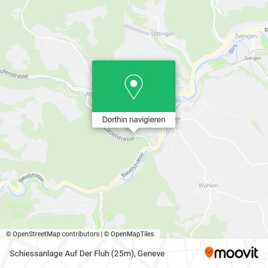 Schiessanlage Auf Der Fluh (25m) Karte