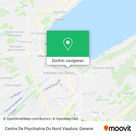 Centre De Psychiatrie Du Nord Vaudois Karte