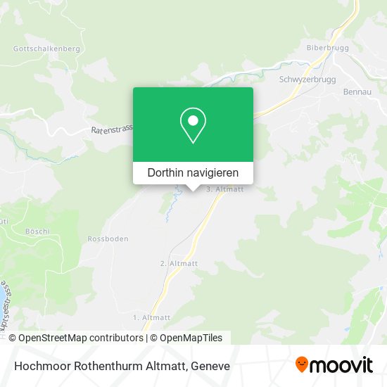 Hochmoor Rothenthurm Altmatt Karte