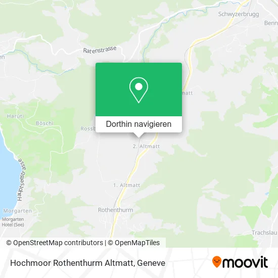 Hochmoor Rothenthurm Altmatt Karte