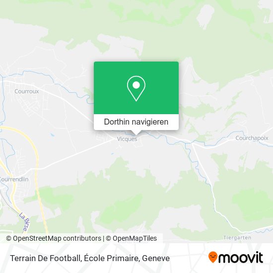 Terrain De Football, École Primaire Karte