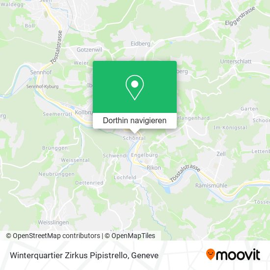 Winterquartier Zirkus Pipistrello Karte