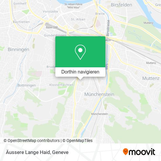 Äussere Lange Haid Karte
