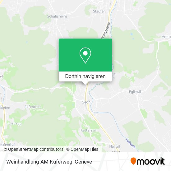 Weinhandlung AM Küferweg Karte