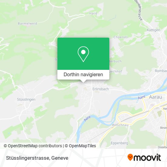 Stüsslingerstrasse Karte