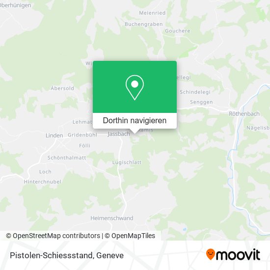 Pistolen-Schiessstand Karte