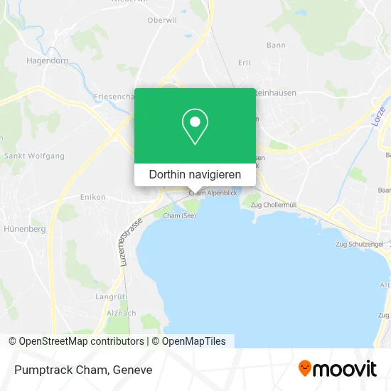 Pumptrack Cham Karte