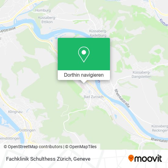 Fachklinik Schulthess Zürich Karte
