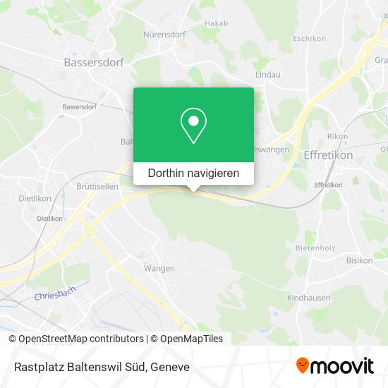 Rastplatz Baltenswil Süd Karte