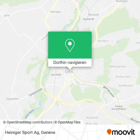 Heiniger Sport Ag Karte