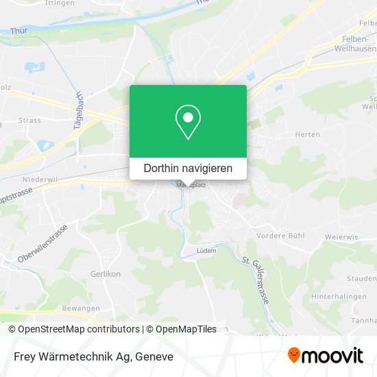 Frey Wärmetechnik Ag Karte