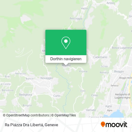 Ra Piázza Dra Libertá Karte
