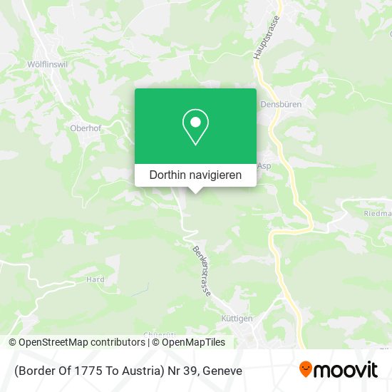 (Border Of 1775 To Austria) Nr 39 Karte