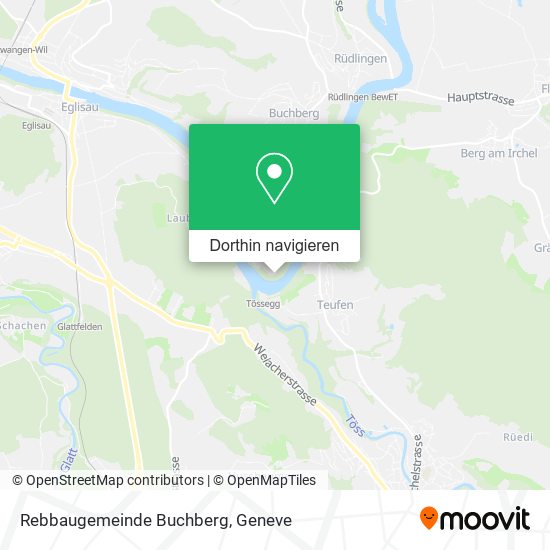 Rebbaugemeinde Buchberg Karte