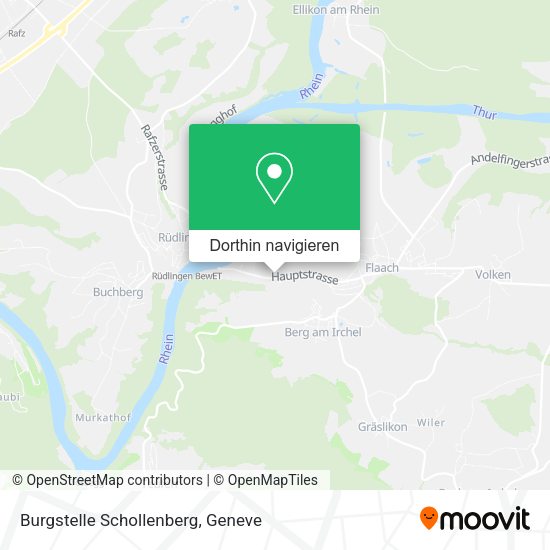 Burgstelle Schollenberg Karte